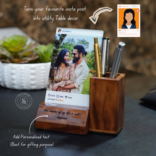 Insta Photo with Pen holder