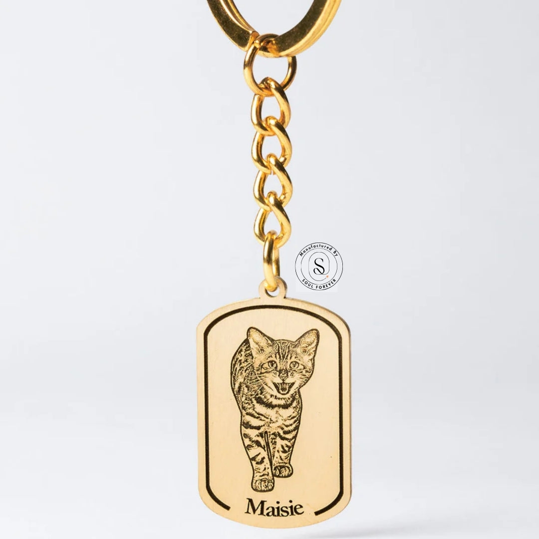 Medallion Tag KeyChain