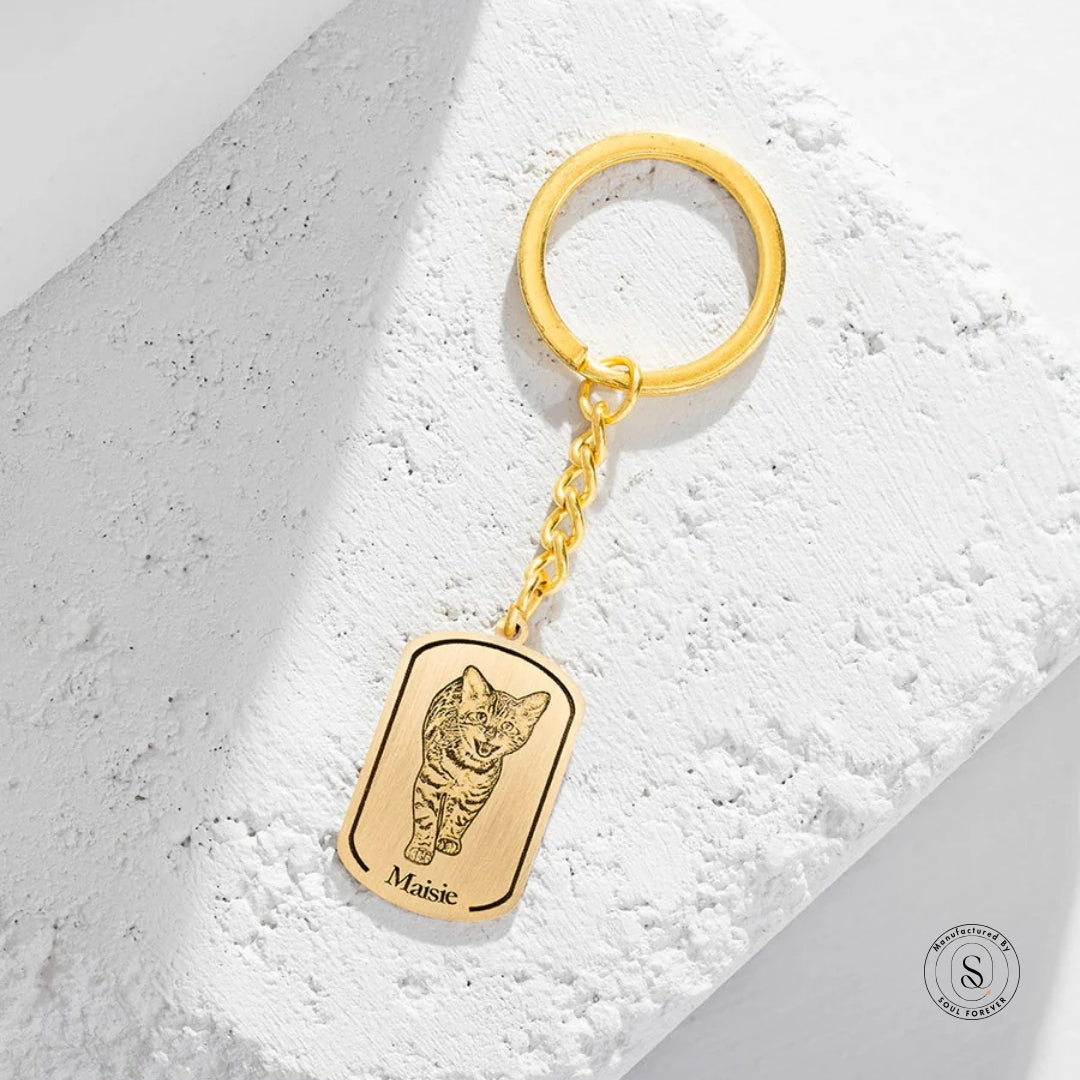 Medallion Tag KeyChain