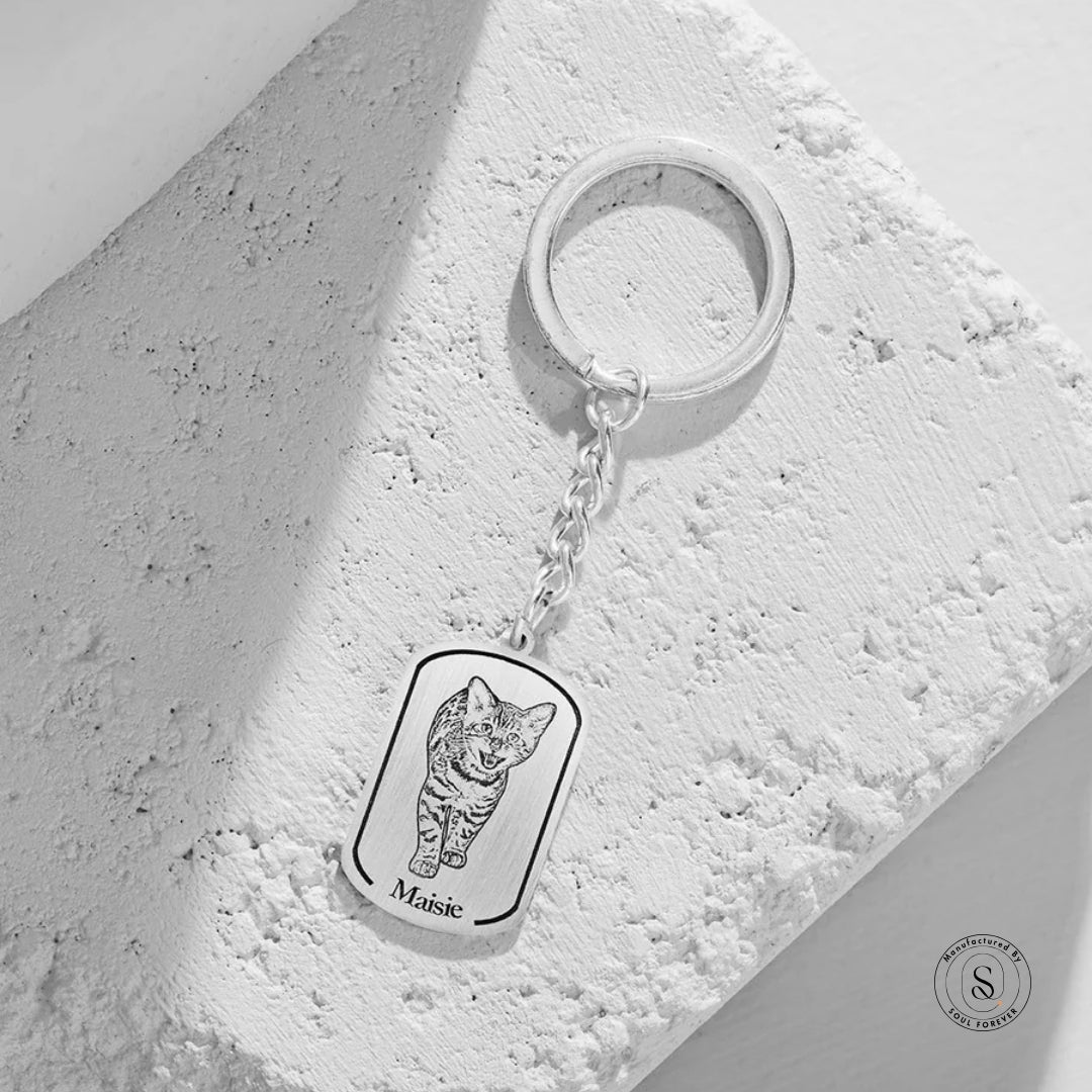 Medallion Tag KeyChain