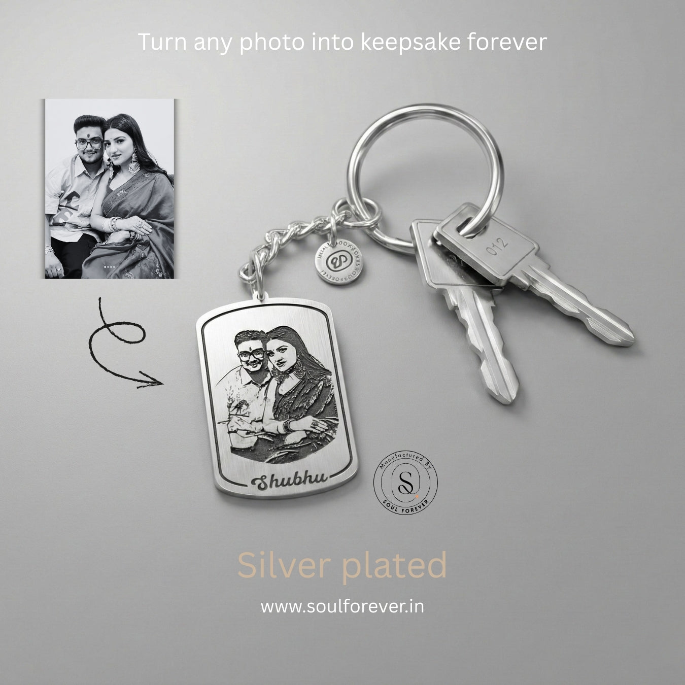Personalized Photo Keychain