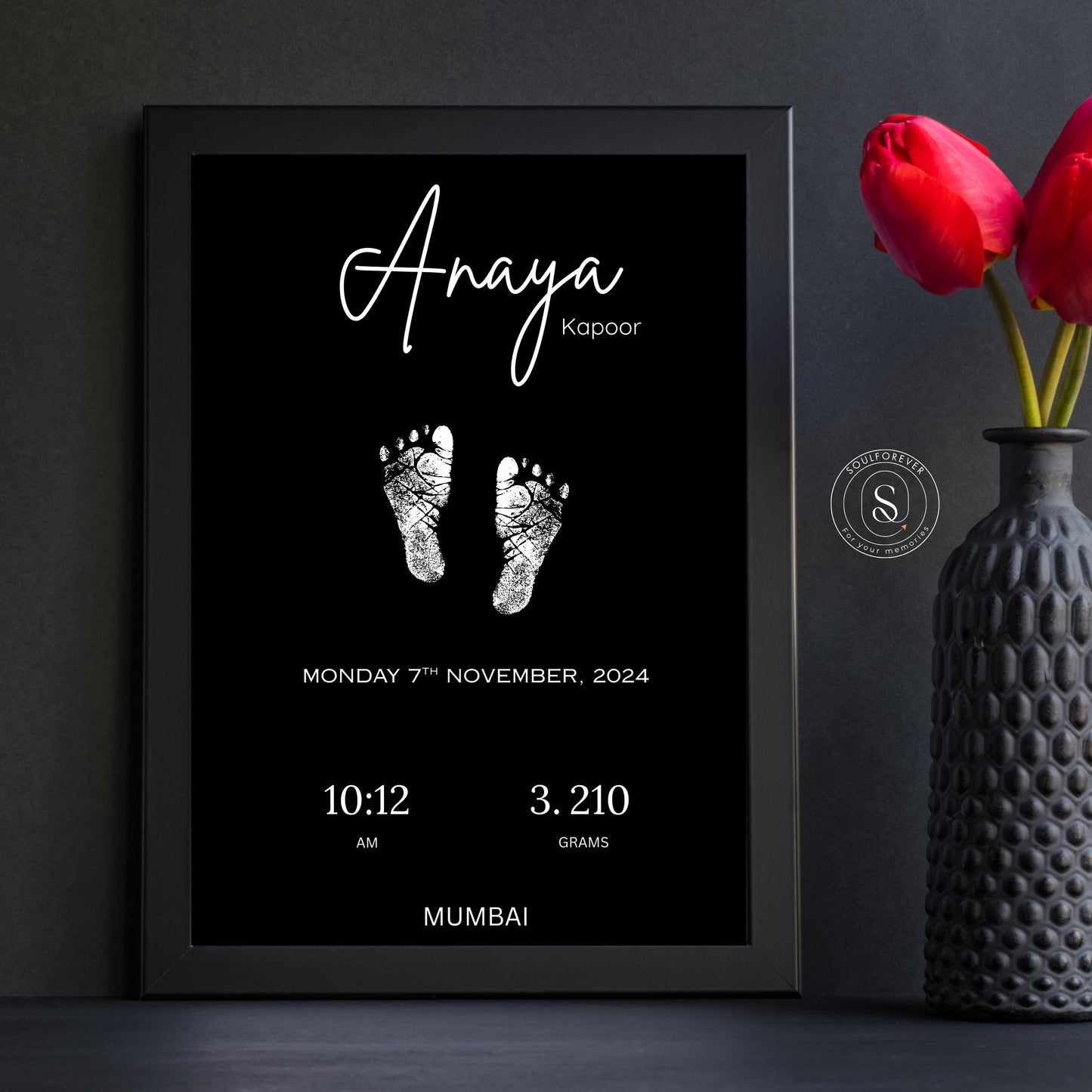 Baby's Memory wall frame