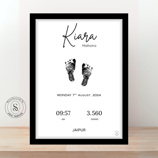 Baby's Memory wall frame