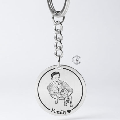 Round KeyChain