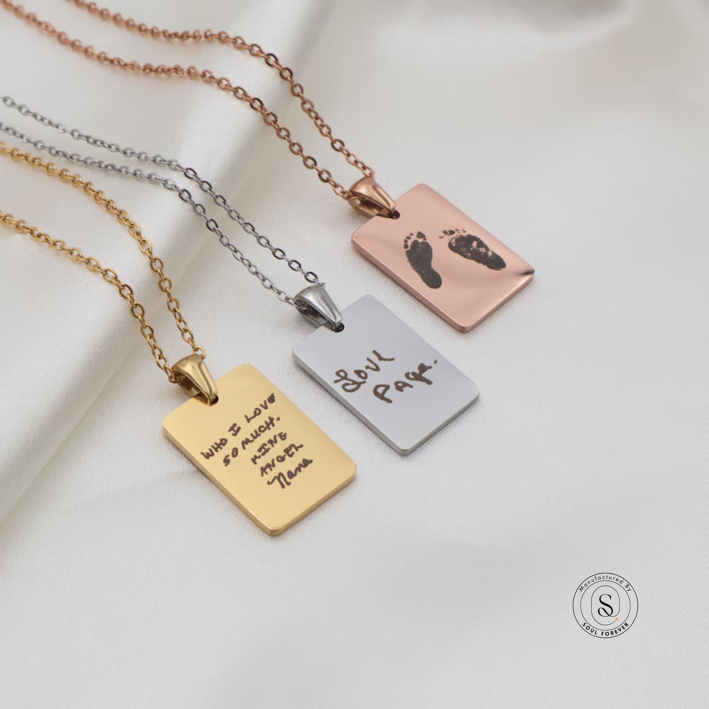 Personalized Handwritten Note Necklace