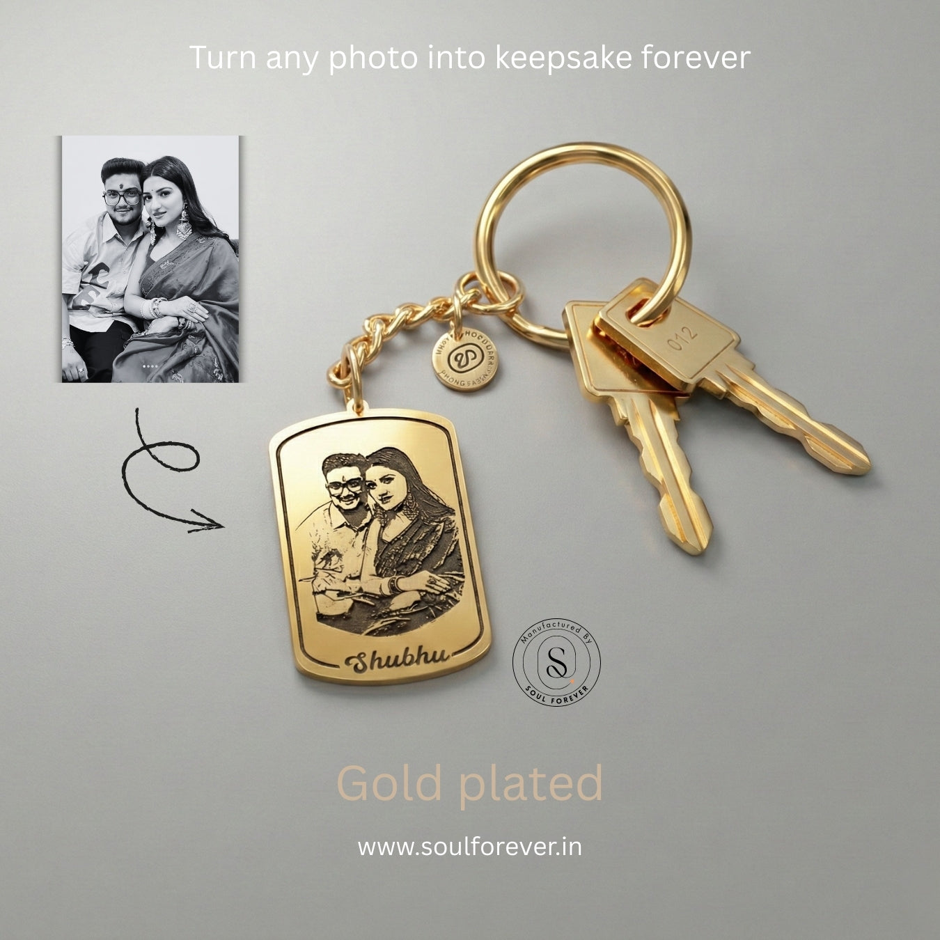 Personalized Photo Keychain