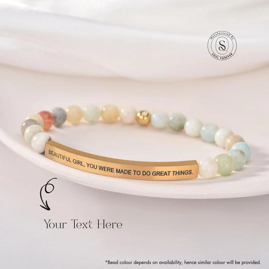 Natural stone bracelet