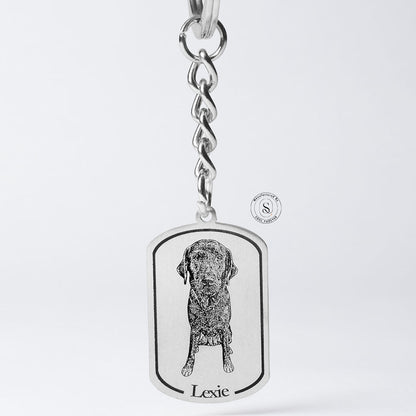 Medallion Tag KeyChain