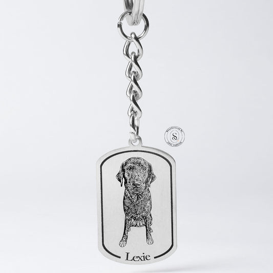 Medallion Tag KeyChain