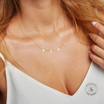 Custom Multi Name Necklace for Women