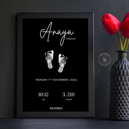 Baby's Memory wall frame