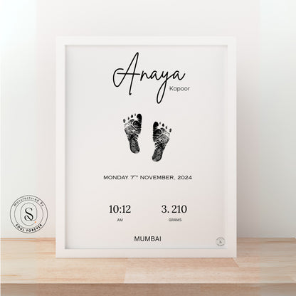 Baby's Memory wall frame