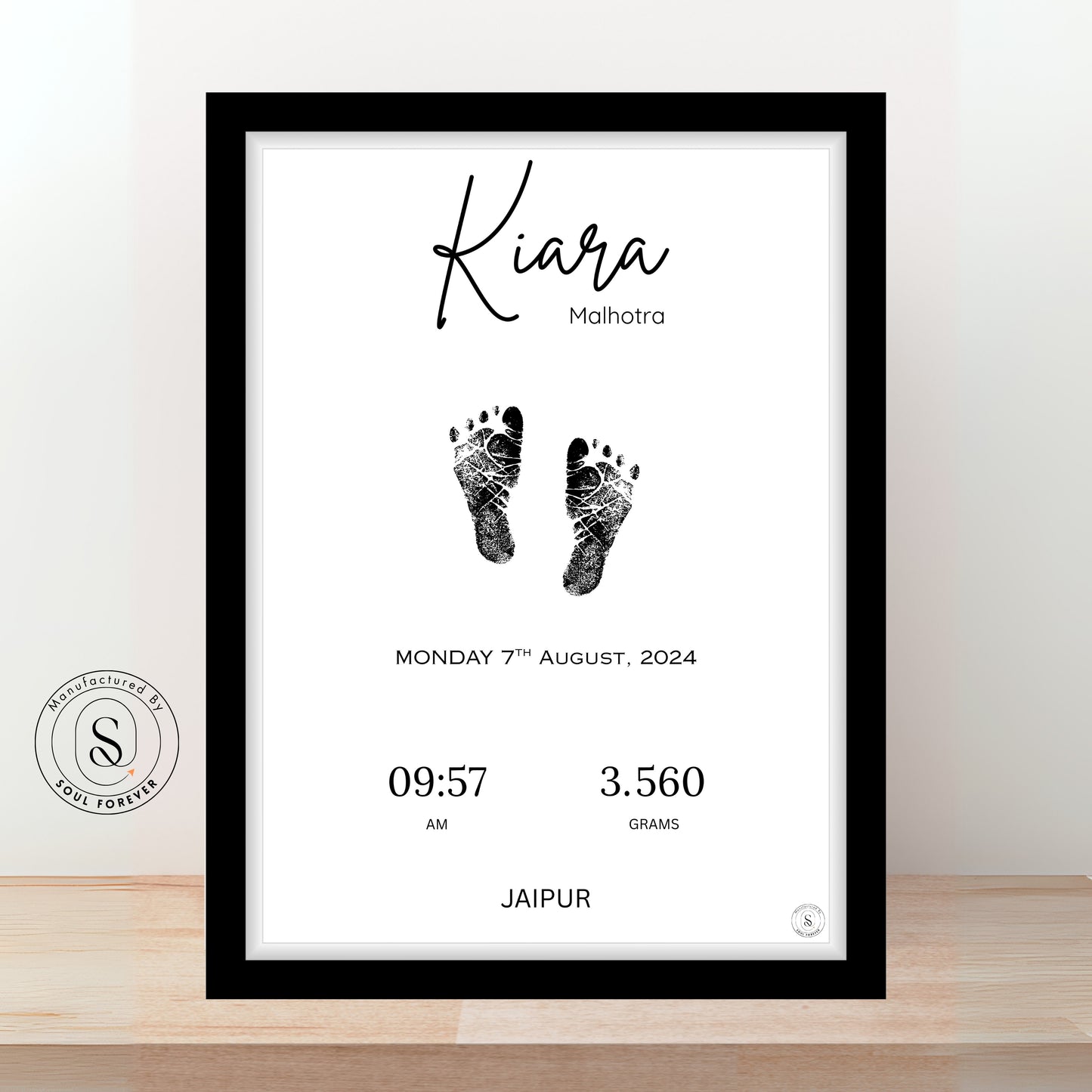 Baby's Memory wall frame