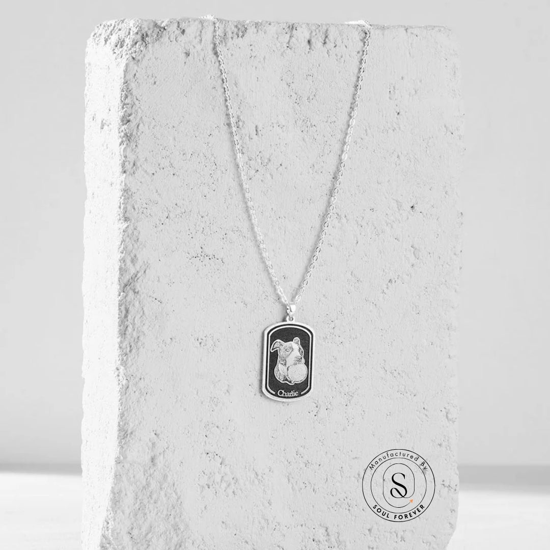 Halo Tag Necklace