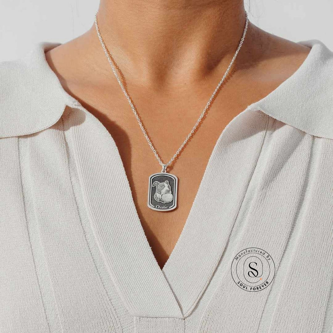 Halo Tag Necklace
